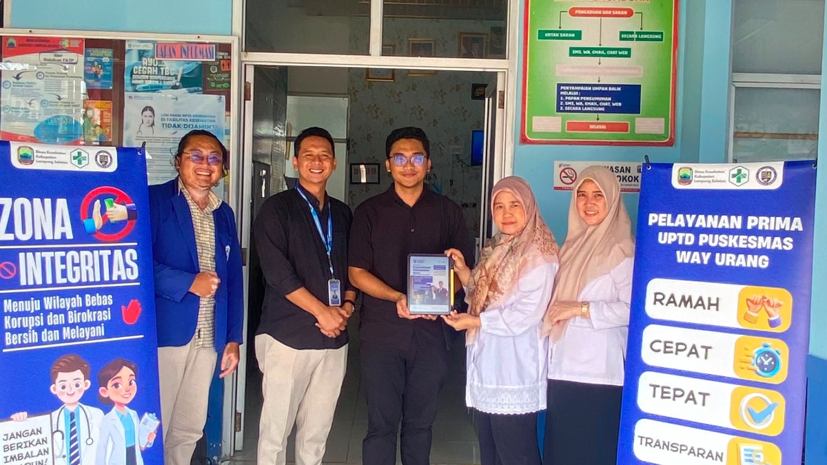 Sinergi Dunia Pendidikan dan Kesehatan, UPTD Puskesmas Way Urang Sambut Kunjungan Tim Universitas Indonesia Mandiri