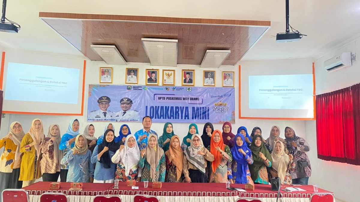 Puskesmas Way Urang Gelar Lokakarya Mini Lintas Sektor dalam Upaya Percepatan Penanggulangan TBC