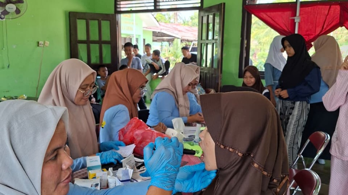 UPTD Puskesmas Way Urang Laksanakan Cek Kesehatan Gratis (CKG) di UPTD Pelayanan Sosial Asuhan Anak Harapan Bangsa