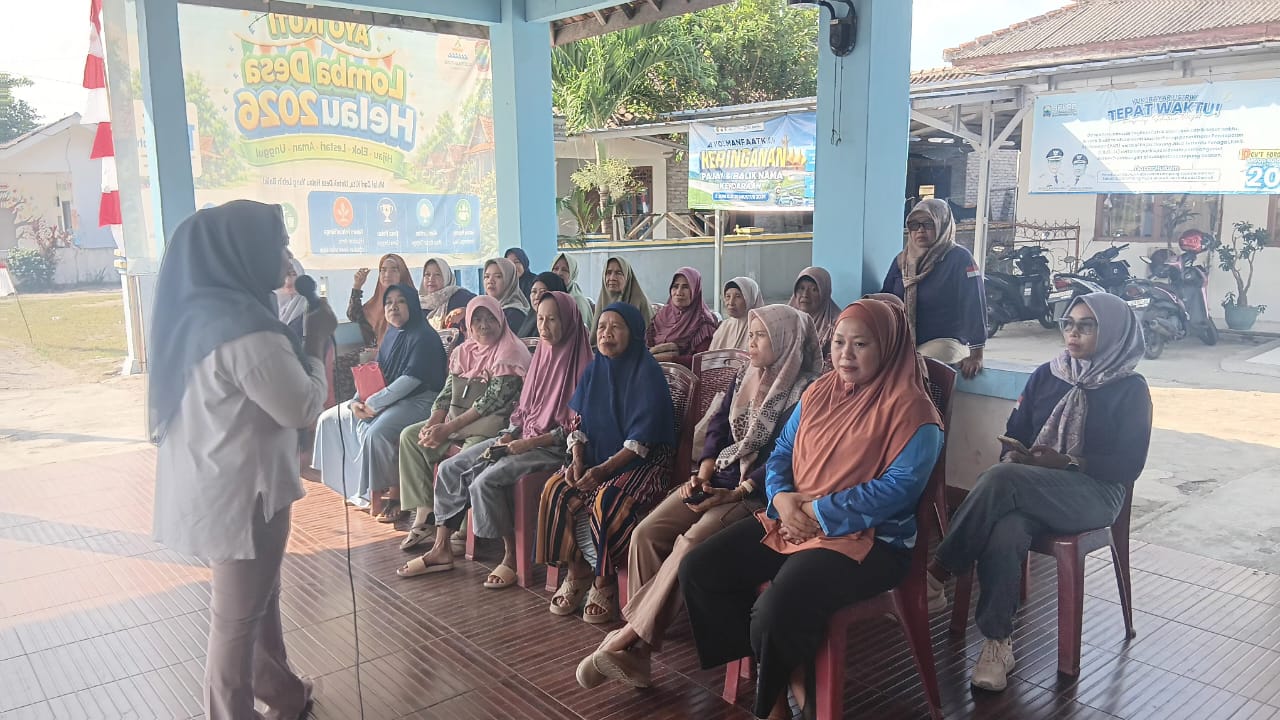 Penyuluhan oleh tim dari UPTD Puskesmas Way Urang