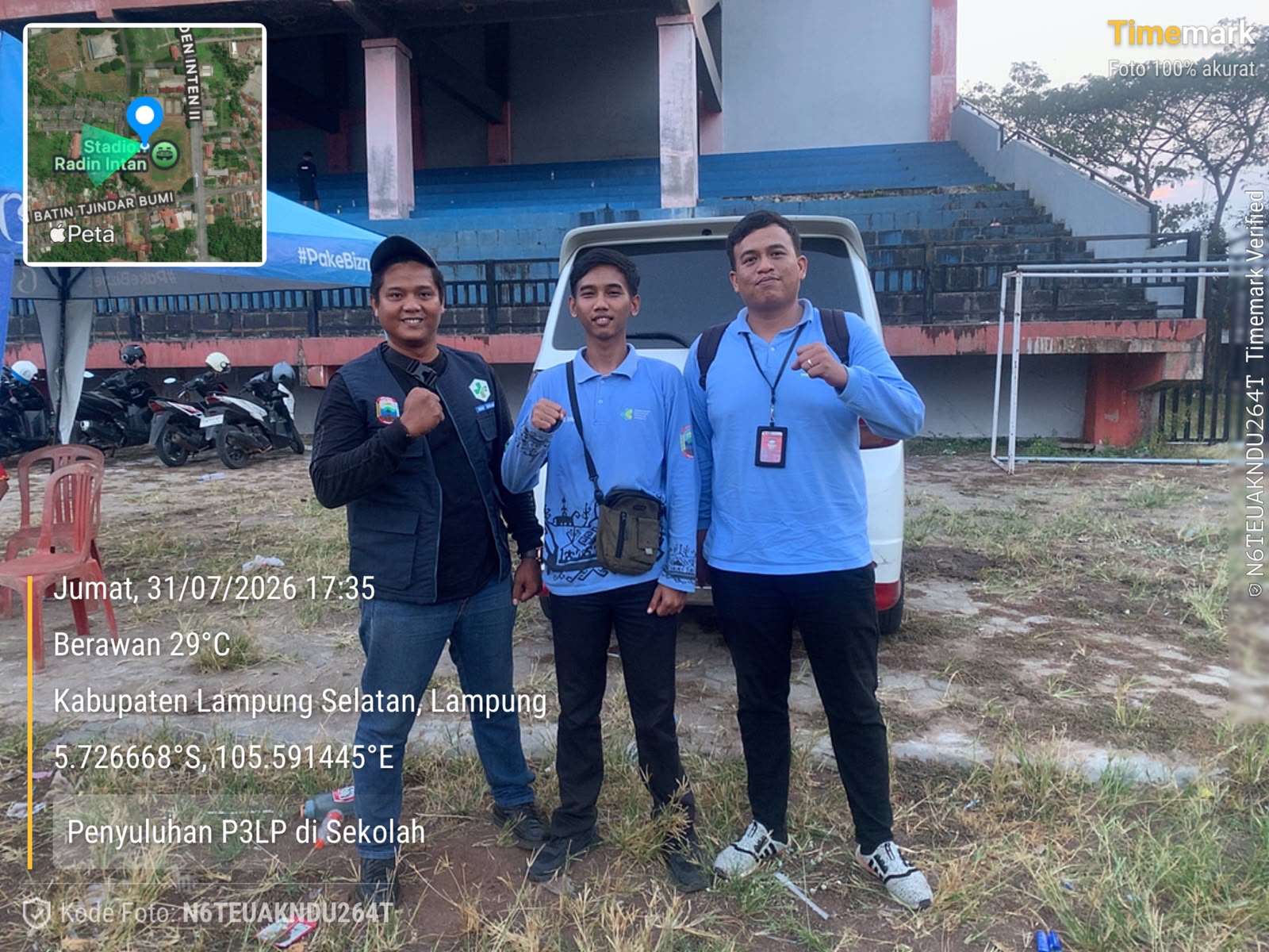 Pelayanan P3K Piala Soeratin Cup Kabupaten Lampung Selatan di Stadion Raden Intan Kalianda  Deskripsi Album: