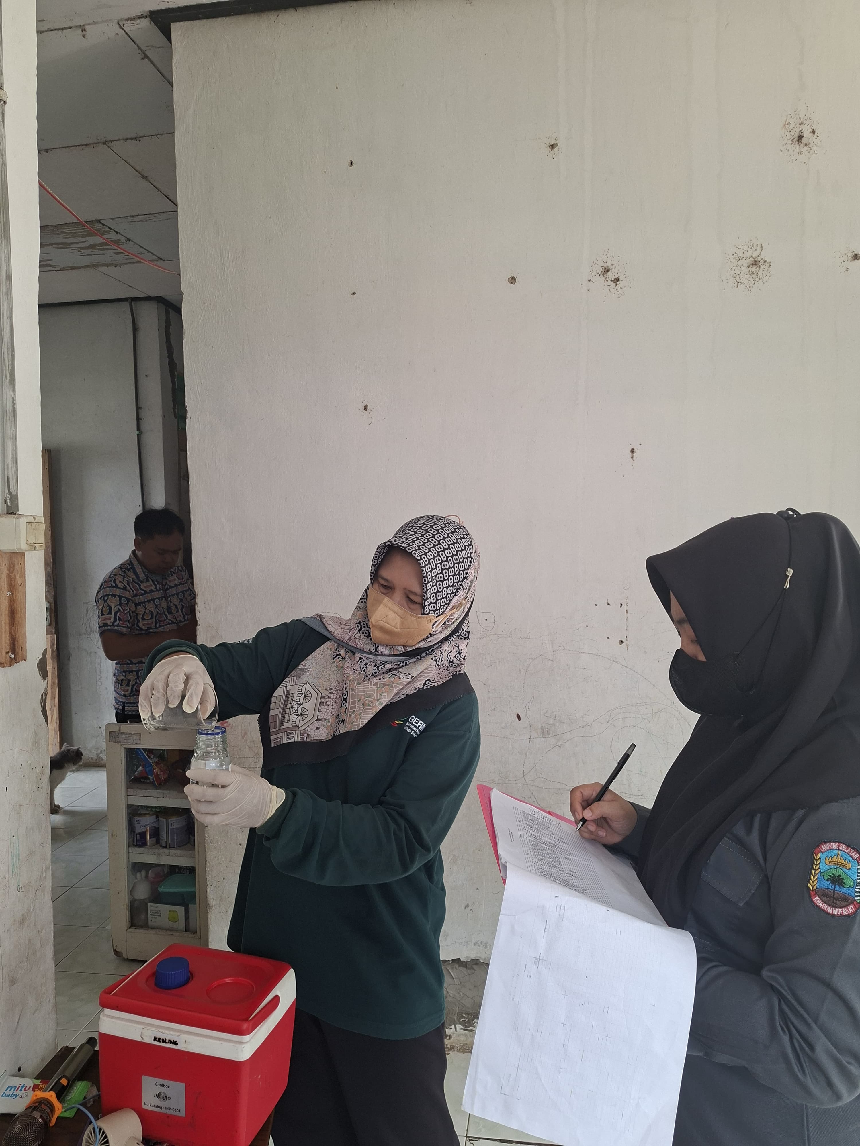 Studi Kualitas Air Minum Rumah Tangga (SKAMRT) dan Kualitas Udara di Wilayah Kerja UPTD Puskesmas Way Urang