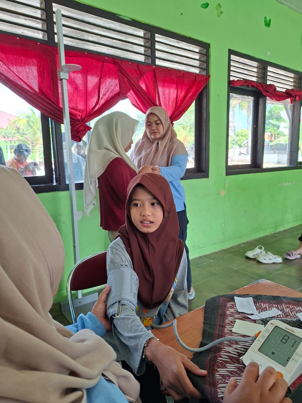 Cek Kesehatan Gratis (CKG) di PSSA Harapan Bangsa Desa Kedaton