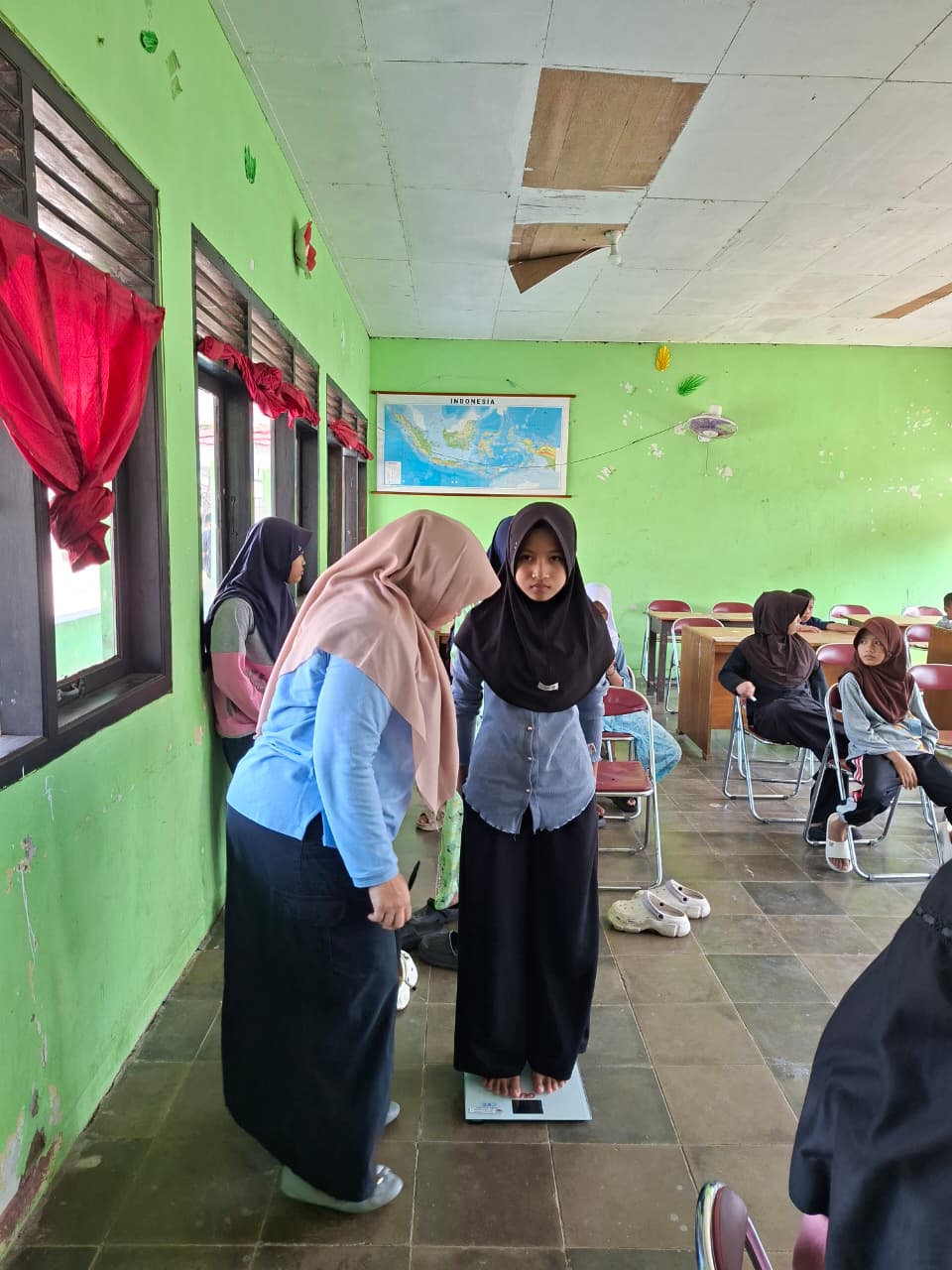 Cek Kesehatan Gratis (CKG) di PSSA Harapan Bangsa Desa Kedaton
