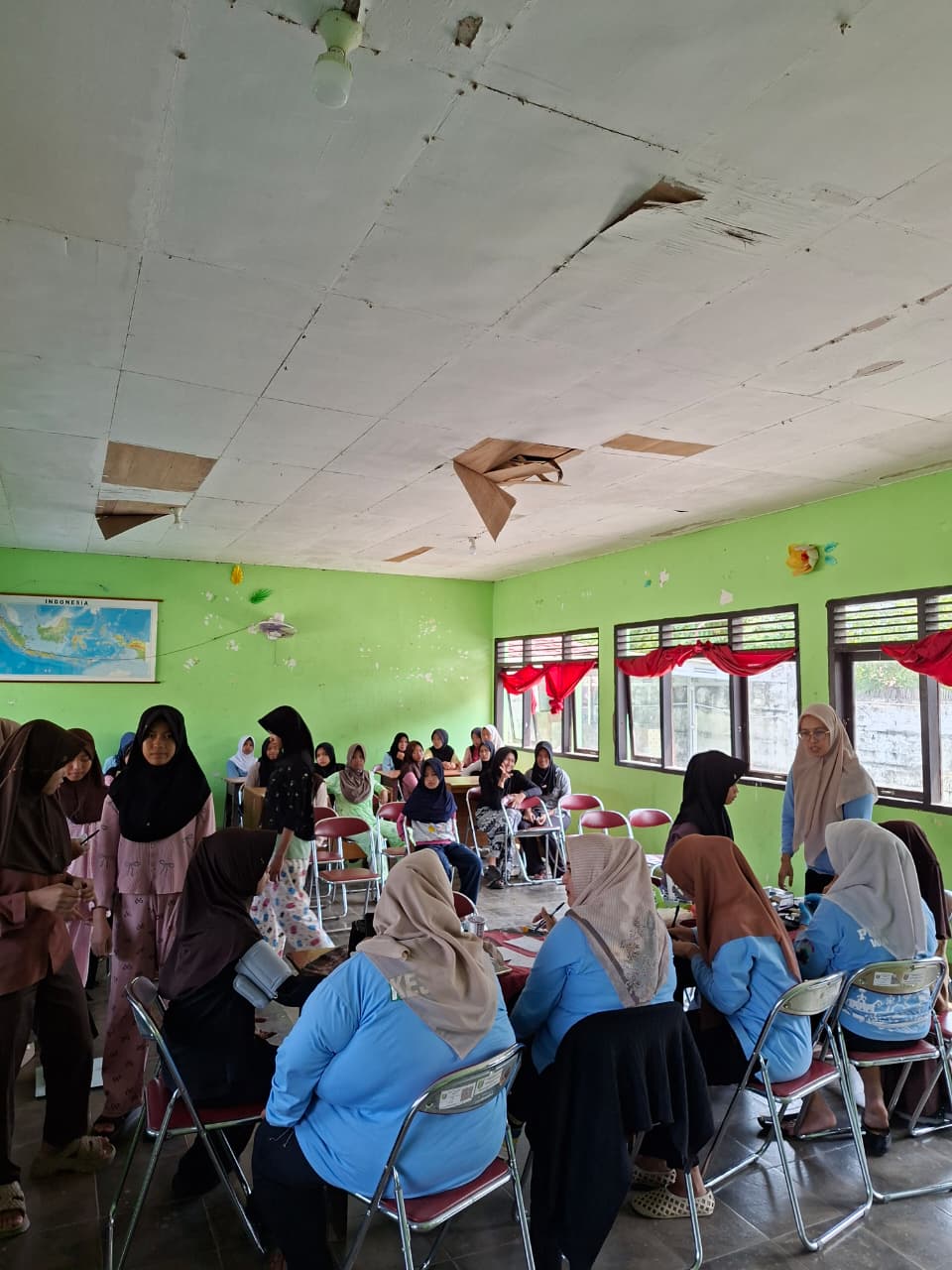 Cek Kesehatan Gratis (CKG) di PSSA Harapan Bangsa Desa Kedaton