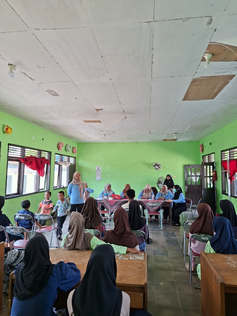 Cek Kesehatan Gratis (CKG) di PSSA Harapan Bangsa Desa Kedaton